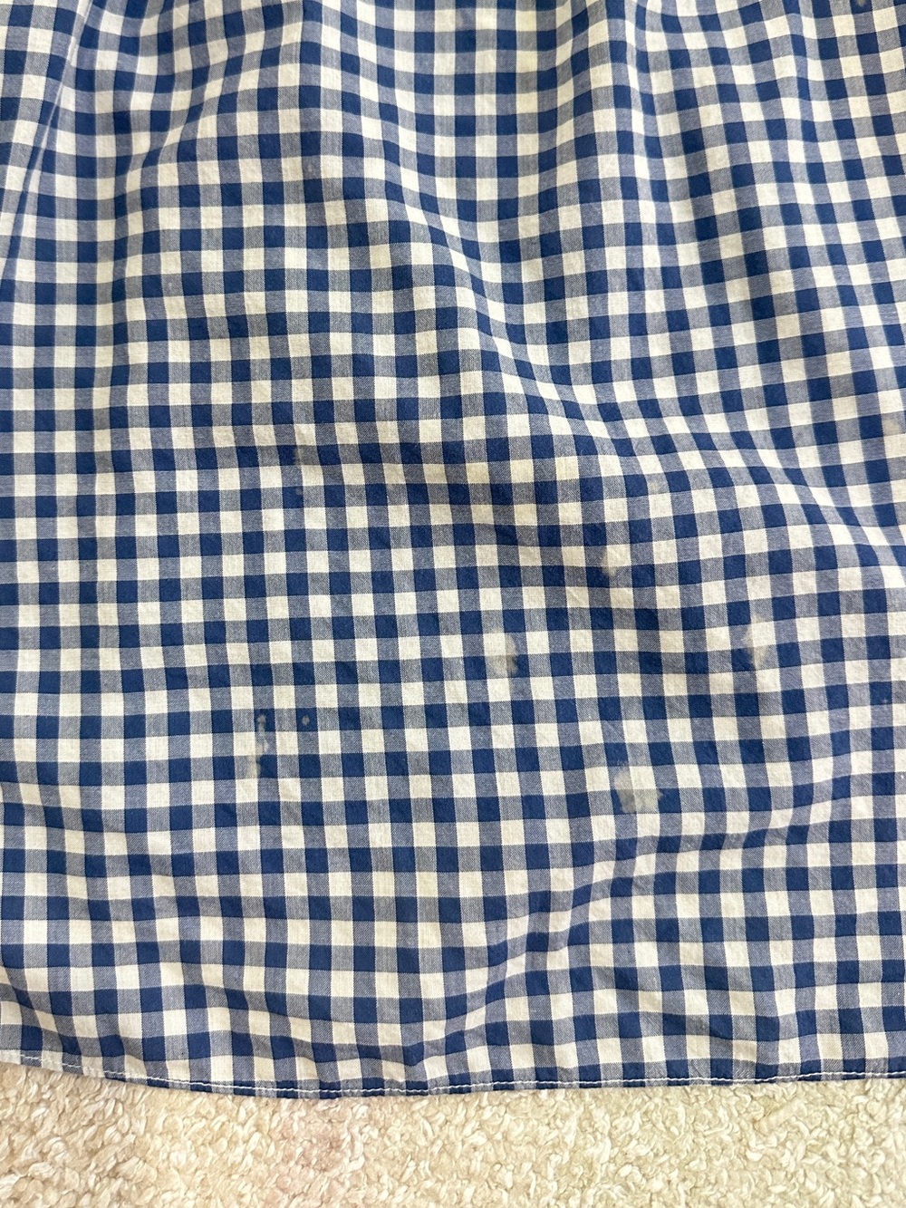Doen Fleurette top in Blue Gingham - small - Picture 6 of 6